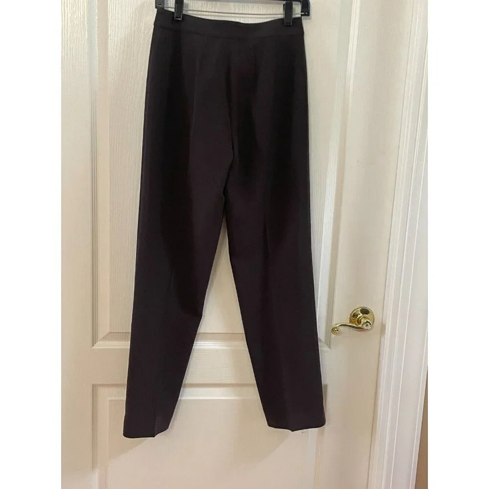ST. JOHN Women Black Pants Size 4 Career - Picture 2 of 6